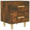 Bed Cabinet Smoked Oak 40x35x47.5 cm - Stylish Storage Solution