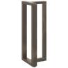 Bar Table Legs T-Shaped - 2 pcs Natural Steel | Hipomarket