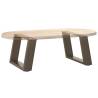 U-Shaped Coffee Table Legs - Durable Natural Steel (50x30-31 cm)