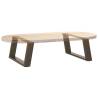 U-Shaped Coffee Table Legs - Durable Natural Steel Design