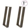  Console Table Legs U-Shaped 2 pcs Natural Steel 28x(72-73) cm Steel Colour natural Size 28 x (72-73) cm Quantity in Package 1 Number of 