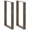  Coffee Table Legs U-Shaped 2 pcs Natural Steel 60x(90-91) cm Steel Colour natural Size 60 x (90-91) cm Quantity in Package 2 Number of 1 