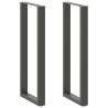  Coffee Table Legs U-Shaped 2 pcs Anthracite 50x(110-111) cm Steel Colour anthracite Size 50 x (110-111) cm Quantity in Package 2 Number of 1 