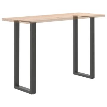 U-Shaped Coffee Table Legs - Anthracite Steel (50x110-111 cm)