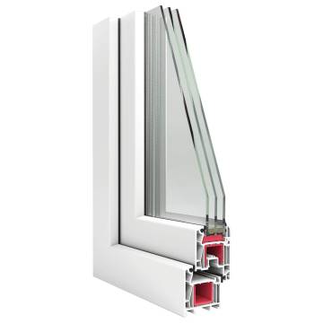 Basement Window RISOR 110x40 cm Tilt - Durable PVC Glass