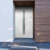 Front Door White 100x200 cm Aluminium Colour white Size 100 x 200 cm Quantity in Package 1 Model witnout knob (right) 