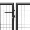 Garden Gate Steel 400x75 cm Anthracite - Durable & Secure