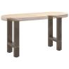 Coffee Table Legs Natural Steel 38x(42-43) cm - 2 pcs