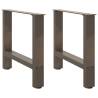  Coffee Table Legs Natural Steel 2 pcs 60x(42-43) cm Steel Colour natural Size 60 x (42-43) cm Quantity in Package 2 Number of 1 