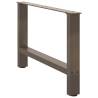 Coffee Table Legs Natural Steel - Customization in Style