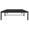 Robust Black Metal Bed Frame 100x200cm - Hipomarket UK