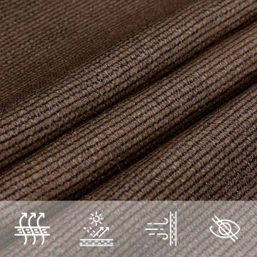 Sunshade Sail 160 gm² Trapezium Brown 45x4 m - Durable HDPE