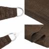 Sunshade Sail 160 gm² Trapezium Brown 45x4 m - Durable HDPE