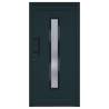 Elegant Anthracite PVC Front Door 98x200 cm - Secure & Durable