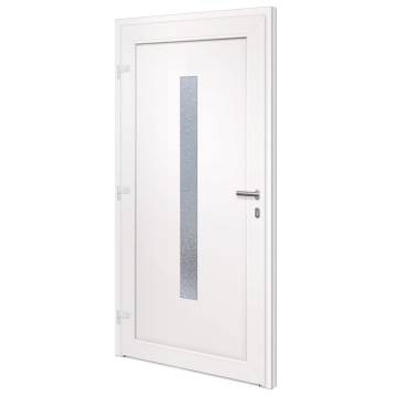 Elegant Anthracite PVC Front Door 98x200 cm - Secure & Durable