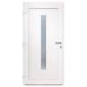 Elegant Anthracite PVC Front Door 98x200 cm - Secure & Durable