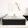 Bed Frame without Mattress - Black Oak 120x190 cm | HipoMarket