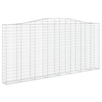 Buy Arched Gabion Baskets - 20 pcs Galvanised Iron | HipoMarket