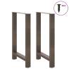 Natural Steel Coffee Table Legs - 60x(90-91) cm (2 pcs)