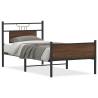 Brown Oak Bed Frame 75x190 cm - Small Single | HipoMarket