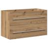 Artisan Oak Bathroom Sink Cabinet - 80x38.5x48 cm | HipoMarket