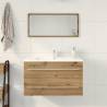 Artisan Oak Bathroom Sink Cabinet - 80x38.5x48 cm | HipoMarket