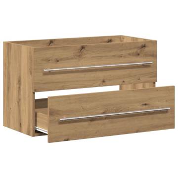 Artisan Oak Bathroom Sink Cabinet - 80x38.5x48 cm | HipoMarket