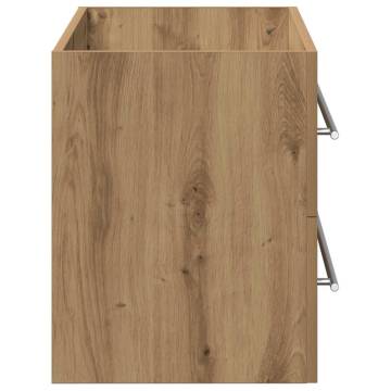 Artisan Oak Bathroom Sink Cabinet - 80x38.5x48 cm | HipoMarket