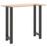 Coffee Table Legs Anthracite | Durable Steel | 50x(110-111) cm