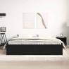 Black Oak Bed Frame 150x200 cm - Stylish & Durable Design