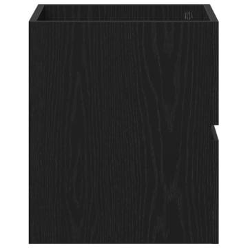 Elegant Black Oak Bathroom Sink Cabinet - 41x38.5x45 cm