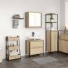  2 Piece Bathroom Furniture Set Sonoma Oak Engineered Wood Number of Pieces 1 Number of sonoma oak Colour 