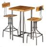 Bar Set 3 Pieces Solid Reclaimed Teak for Kitchen & Dining