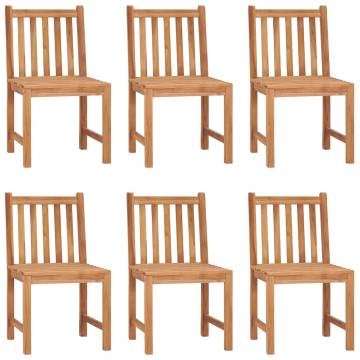 7 Piece Garden Dining Set - Solid Teak Wood | HipoMarket