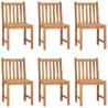 7 Piece Garden Dining Set - Solid Teak Wood | HipoMarket