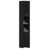 Black Oak Bathroom Cabinet 30x30x183.5 cm | HiPoMarket UK