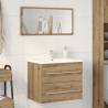 Bathroom Sink Cabinet Artisan Oak - Stylish Storage Solution