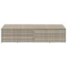 Garden Storage Box Light Grey 220x50x58 cm - Durable & Stylish