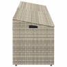 Garden Storage Box Light Grey 220x50x58 cm - Durable & Stylish