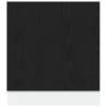 Lyon Black Oak Dishwasher Panel - 60x1.5x67 cm | Hipomarket