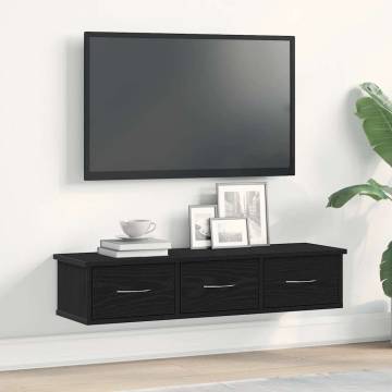 Wall Cabinet Black Oak - Stylish & Practical Storage Solution