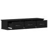 Wall Cabinet Black Oak - Stylish & Practical Storage Solution