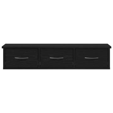 Wall Cabinet Black Oak - Stylish & Practical Storage Solution