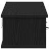 Wall Cabinet Black Oak - Stylish & Practical Storage Solution