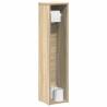  Bathroom Cabinet with Roll Holder Sonoma Oak 20.5x20x90 cm Colour sonoma oak Number of 1 