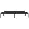 Black Metal Bed Frame 180x200cm - Elegant and Sturdy Design