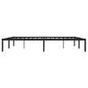 Black Metal Bed Frame 180x200cm - Elegant and Sturdy Design