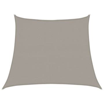 Sunshade Sail 160 gm² Trapezium Light Grey 34x3 m HDPE