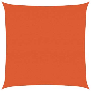 Sunshade Sail 160 gm² Square Orange 4.5x4.5 m HDPE