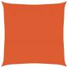 Sunshade Sail 160 gm² Square Orange 4.5x4.5 m HDPE